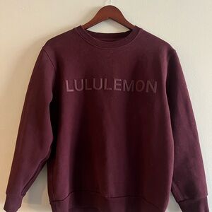 lululemon athletica Men's Deep Burgundy Crewneck Sweatshirt